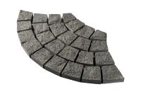 Детали текстуры гранитной брусчатки RKS SLATE, цвет, структура камня, купить гранитную брусчатку, цена